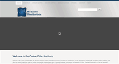 Desktop Screenshot of caninechiariinstitute.org